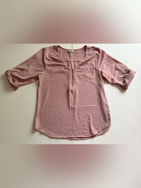 MPH Collection Mauve Blouse Size Medium